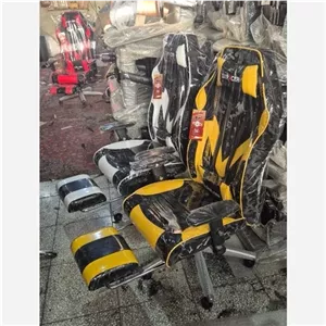 صندلی گیمینگ چرمی فوم دار پایه فولادی مبلمان دیرا مدل 12118783