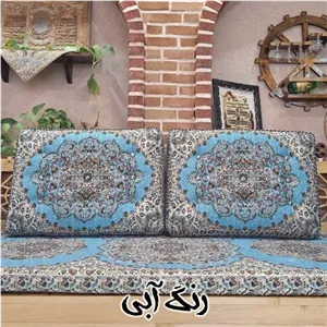 پشتی سنتی ترمه طرح بهشت مبلمان دیرا مدل 12110509