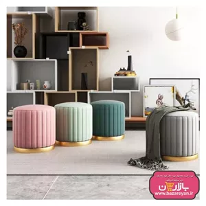 پاف استوانه ای شیاری کد21 مبلمان دیرا مدل 12110758