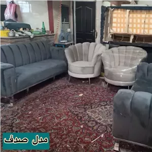 مدل صدفی 7نفره مکانیزه و ثابت مبلمان دیرا مدل 12112732