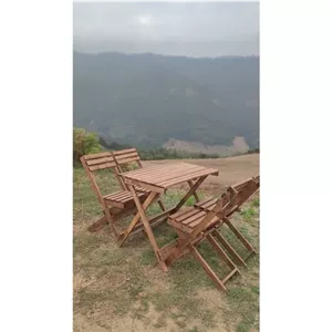 میز وصندلی تاشو مبلمان دیرا مدل 12115867