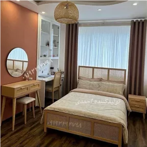 تخت خواب حصیری کلاسیک مدرن مبلمان دیرا مدل 12102502