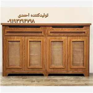 میزکنسول حصیری چوبی خودرنگ بلوط مبلمان دیرا مدل 12124418