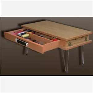 میز چرخ خیاطی کشو دار MDF مبلمان دیرا مدل 12124936