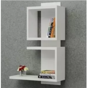 استند کتابخانه دیواری کم جا شیک ومدرن مبلمان دیرا مدل 12133982