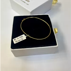 بنگل طلا زنانه مدل لاو‌ کارتیه، طلای 18 عیار - وزن 2.700 گرم - سایز 2 