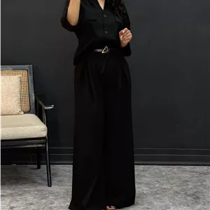 ست شومیز و شلواردوتیکه زنانه کد 100