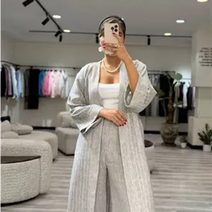 ست مانتو شلوار بگ تابستانه زنانه کد 134