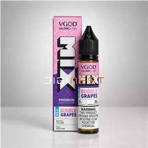 سالت ویگاد آدامس انگور یخ 30 میل Salt VGOD Bubble Grape Ice 30ml