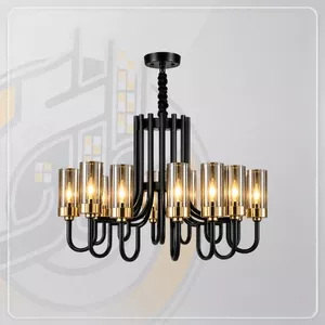 لوستر گلس دار طرح ایتالیایی کد PT-565