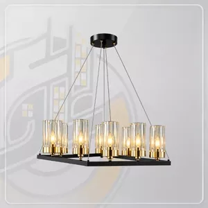 لوستر گلس دار طرح ایتالیایی کد PT-551