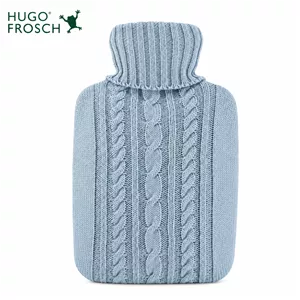 کیسه آب گرم هوگو فروش Hugo Frosch مدل Classic با روکش بافتنی ظرفیت ۱.۸ لیتر