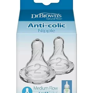 سر شیشه دو عددی مدل باریک دو قطره لول 2 دکتر براون Dr Brown's