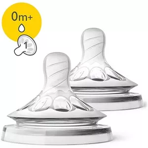 سر شیشه طبیعی شماره 1 قطره تکی 0 (بدو تولد) اورجینال فیلیپس اونت Avent