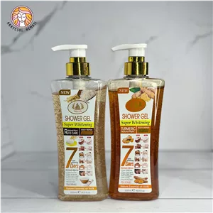شاور ژل شوینده بدن (سفید کننده 7 روزه!) رایحه زردچوبه و برنج