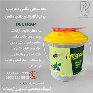 تله سطلى مگس دلتراپ با پودر ارگانیک و جاذب مگس