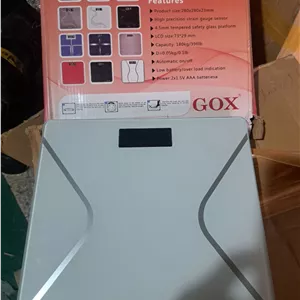 ترازوی دیجیتال GOX – تا وزن ۱۸۰ کیلو، دقیق و با کیفیت، در چهار رنگ