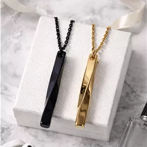 ست گردنبند مدل عشق مکعب کد6473