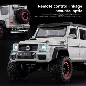 ماکت ماشین فلزی بنز جی کلاس G63 آفرود دودزا مقیاس 1.24