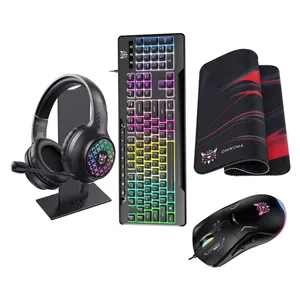 ست گیمینگ اونیکوما مدل TZ5006، سوییچ ممبران، Full-Size، نورپردازی LED RGB