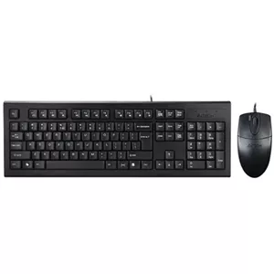 کیبورد و ماوس باسیم ای فورتک KR-8520DS با حروف فارسی
