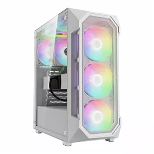 کیس کامپیوتر گیم دیاس مدل AURA GC1 Elite Argb White