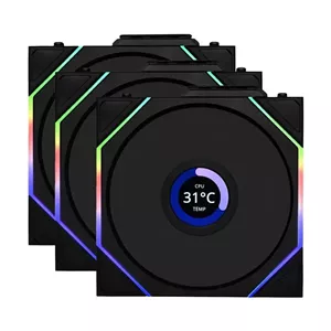 فن کیس لیان لی UNI FAN TL120 LCD Wireless پک 3 عددی