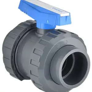 شیر توپی مهره دار چسبی ۷۵ پیمتاش UPVC اصل ترکیه 