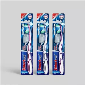 مسواک اسمارت اورال مدل Deep clean  با برس متوسط بسته ۳ عددی 