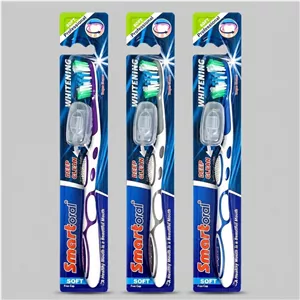 مسواک اسمارت اورال مدل Deep Clean با برس نرم مناسب برای همه دندان ها بسته 3 عددی 