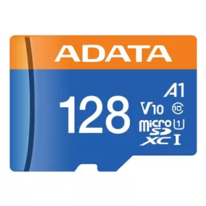 کارت حافظه microSDXC ای دیتا مدل Premier V10 A1 کلاس 10 استاندارد UHS-I سرعت 100MBps ظرفیت 128 گیگابایت