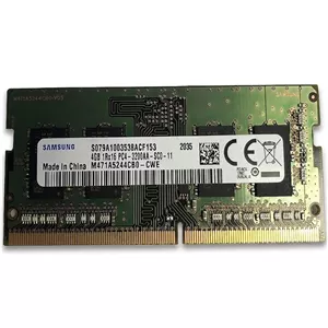 رم لپ‌تاپ DDR4 تک کاناله 4 گیگابایت سامسونگ مدل SODIMM با فرکانس 3200 مگاهرتز و تایمینگ CL19