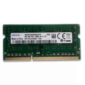 رم لپ‌تاپ سامسونگ مدل YK0 ظرفیت 8GB DDR3L فرکانس 1600MHz تایمینگ CL11 تک کاناله SO-DIMM