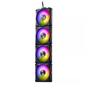 فن کیس ای دیتا ایکس پی جی مدل HURRICANE MAG 120 ARGB PWM 4IN1 بسته 4 عددی