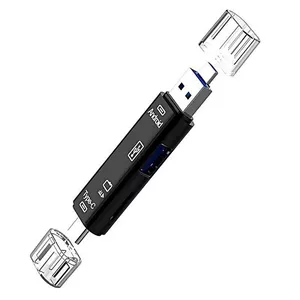 کارت خوان و OTG مدل D-188 با رابط USB 2.0 و micro usb و USB-C