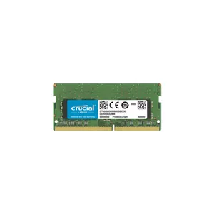 رم لپ‌تاپ DDR4 تک کاناله 8 گیگابایت کروشیال مدل CT8 با سرعت 3200 مگاهرتز و تأخیر CL22، مناسب اجرای همزمان برنامه‌ها و افزایش سرعت نرم‌افزارها