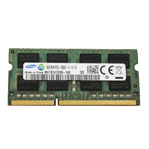 رم لپ‌تاپ DDR3L تک کاناله 8 گیگابایت سامسونگ مدل PC3L فرکانس 1600 مگاهرتز تایمینگ CL11 ولتاژ 1.35 ولت