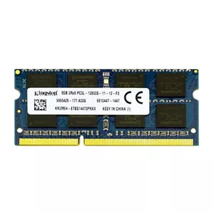 رم لپ‌تاپ کینگستون DDR3، ظرفیت 8 گیگابایت مدل PC3L 12800S فرکانس 1600 مگاهرتز تک ماژول