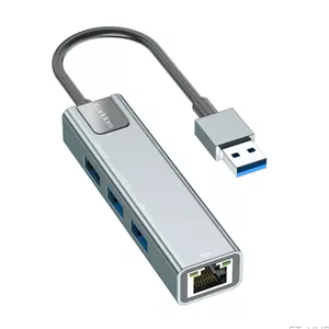هاب 4 پورت USB-A ارلدام مدل HUB22 RJ45