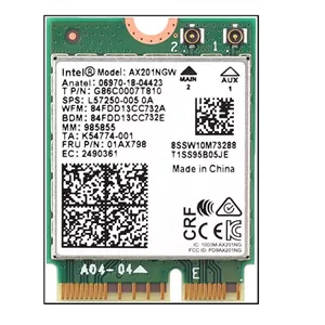 کارت وایرلس اینتل مدل Wi-Fi  AX201NGW