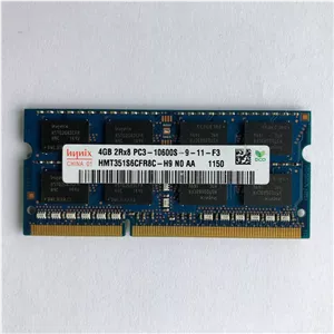 رم لپ‌تاپ 4 گیگابایت هاینیکس مدل PC3-10600، از نوع DDR3، تک‌کاناله، فرکانس 1333 مگاهرتز،ماژول SO-DIMM، تایمینگ 9 و ولتاژ کاری 1.5 ولت