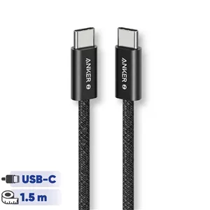 کابل تبدیل USB-C به USB-C انکر مدل Zolo A8060 طول 1.5 متر
