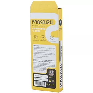 کابل LIGHTNING به USB ماسارو M303i با 1.1 متر