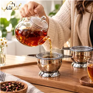 چای صاف کن کاسه دار استیل نگیر وارداتی