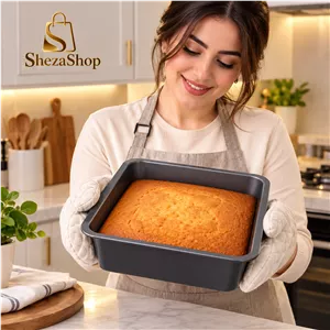 قالب کیک مربع تفلون وارداتی اصلی