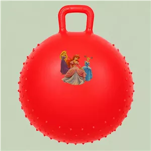 توپ ایروبیک 620 گرم خاردار قرمز (طرح سیندرلا، آرورا و راپونزل)