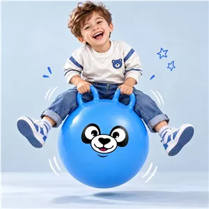 توپ ایروبیک کودک (دوگوش آبی طرح پاندا)