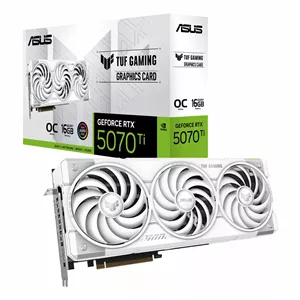 کارت گرافیک ایسوس مدل TUF Gaming RTX 5070 Ti OC Edition 16GB سفید