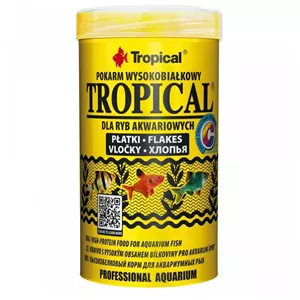 غذای ماهی پولکی پوکارم تروپیکال - POKARM WYSOKOBIALKOWY TROPICAL