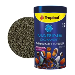 غذای ماهی Soft Line Marine Power Probiotic Soft Formula size S تروپیکال 100ml 60gr سایز S